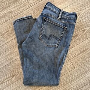 Silver Avery Skinny Jeans